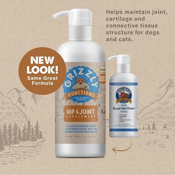 Grizzly Pet Products - Hip and Joint Aid - 16oz