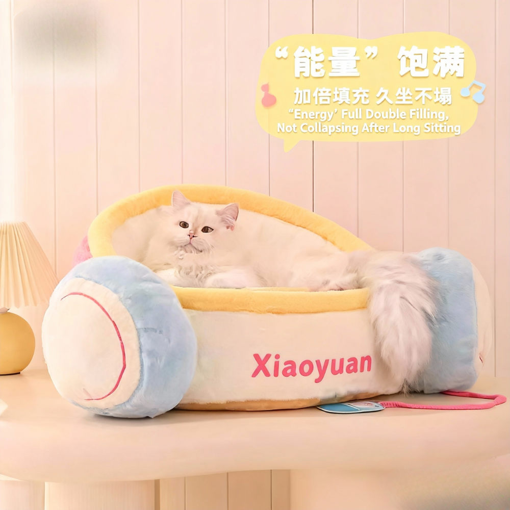 Miao-XiaoYuan Headphones Cozy Cat Bed