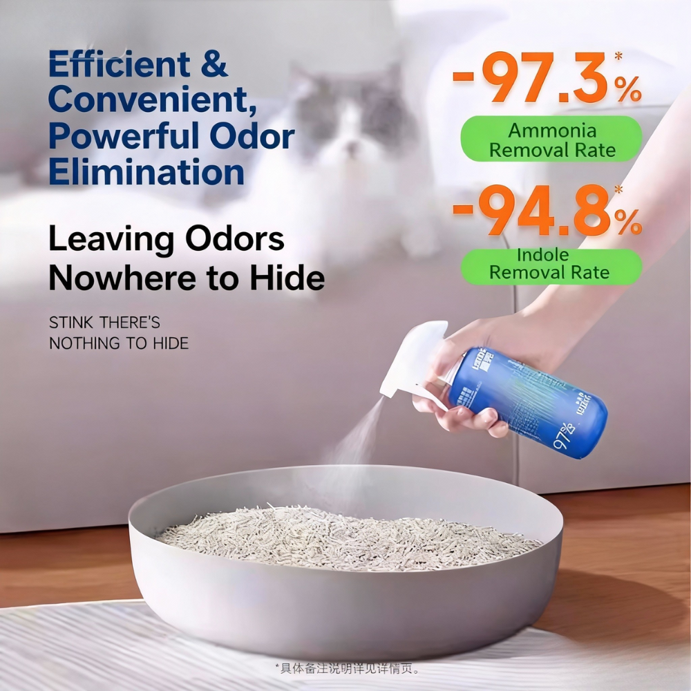 Lorde 2-in-1 Pet Odor & Germ Removal Spray - 99.9% Antibacterial & 97% Deodorizing Mist