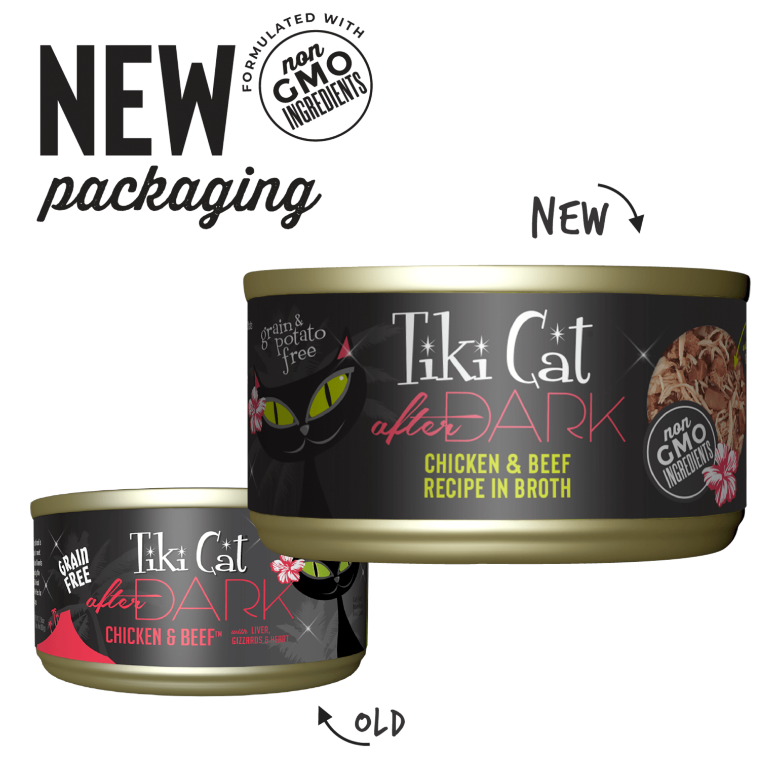 Tiki Cat After Dark Whole Foods - Chicken & Beef Recipe In Broth