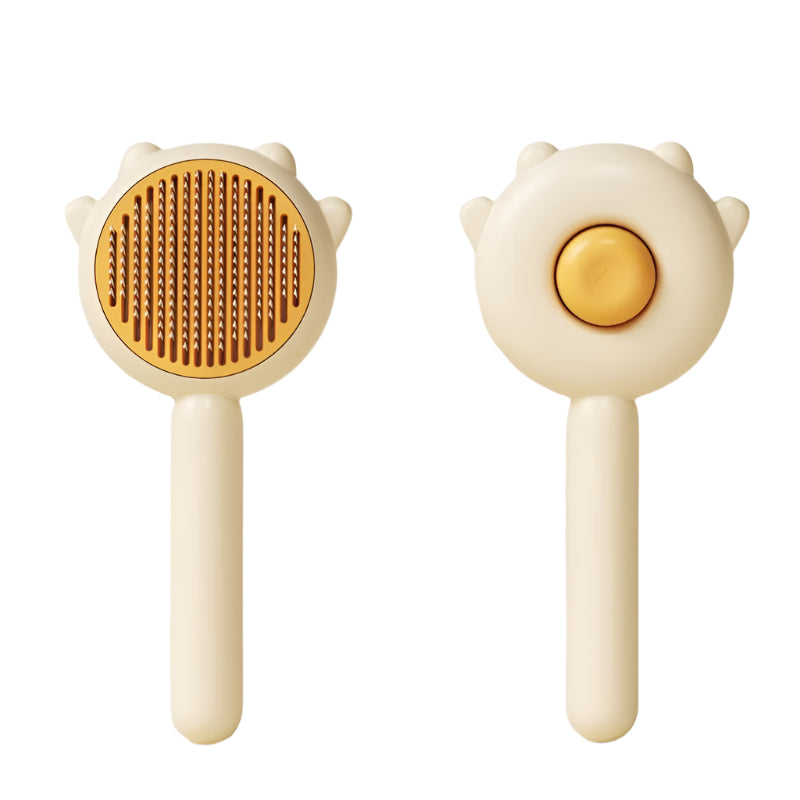 Aiwo Self-Cleaning Pet Deshedding Brush - Maokids Pet