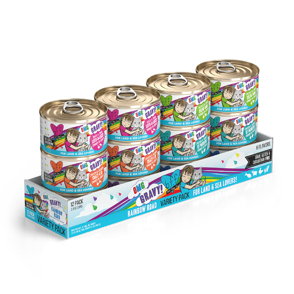 Weruva BFF OMG Gravy - Rainbow Road Variety Pack
