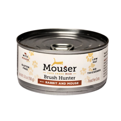 Mouser Brush Hunter Rabbit & Mouse Wet Cat Food