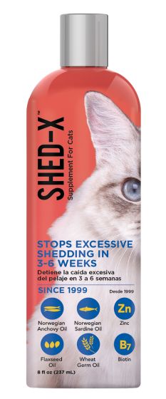 Synergy Labs Shed-X Shedding Prevention Supplement Cat - 8oz