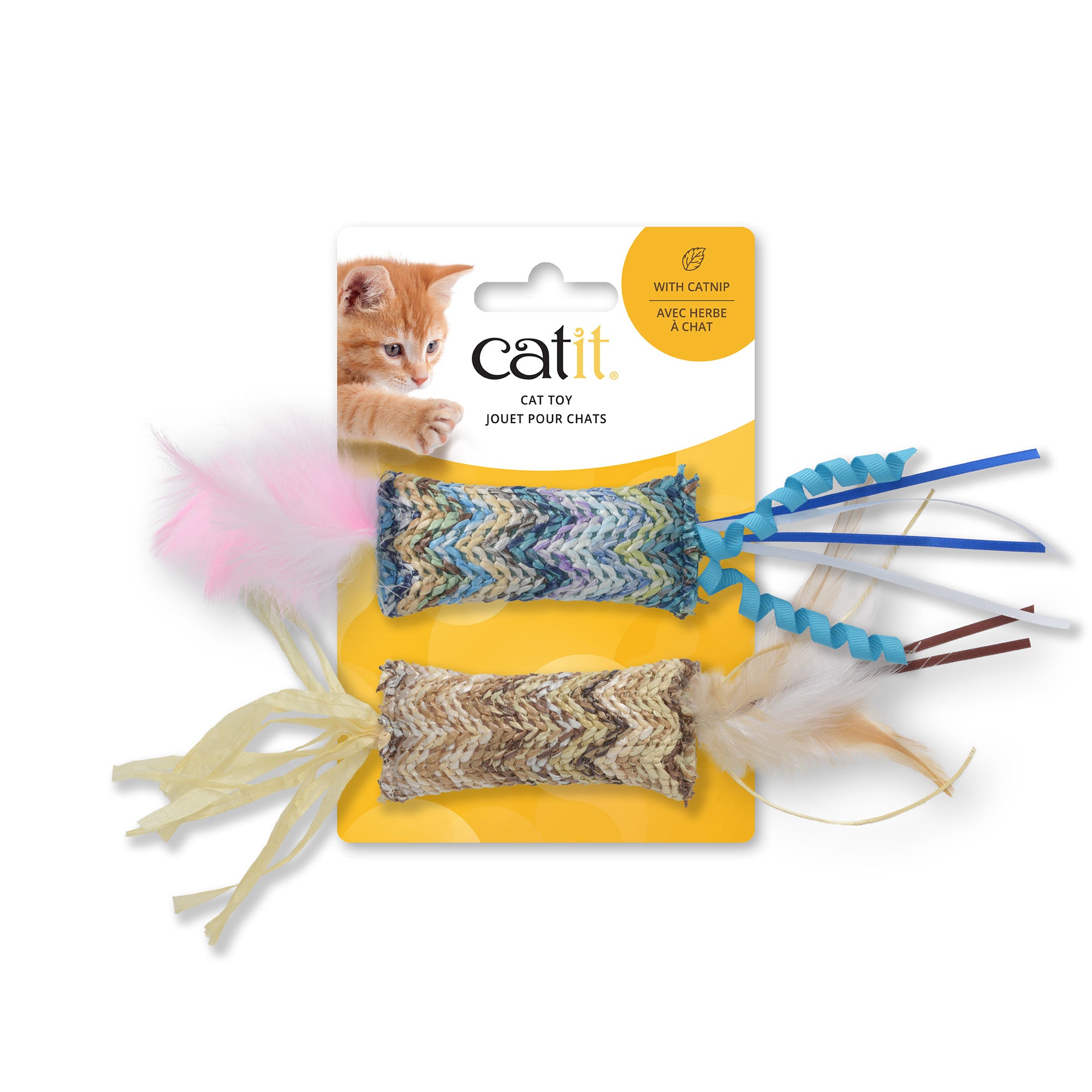 Catit Cat Toy - Natural Feathers - 2-pack