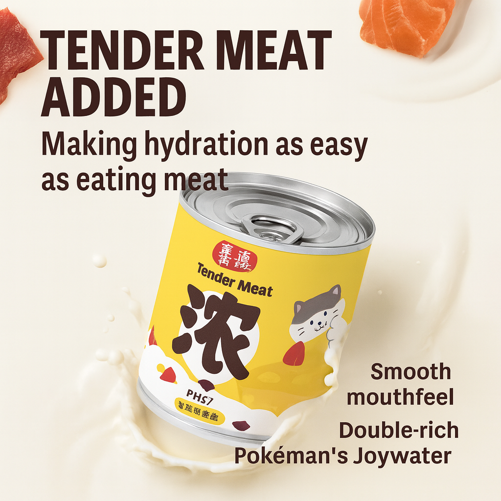 Xizai Gravy Entrée Mousse Canned Food for Cats - Egg Yolk Coconut Chicken Flavor