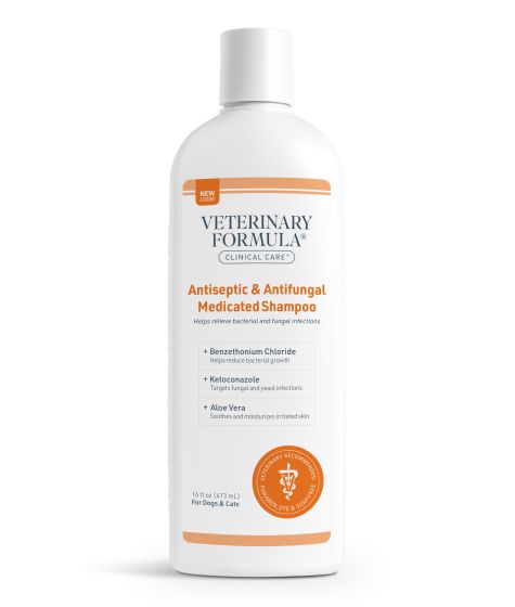 Synergy Labs Veterinary Formula Antiseptic & Antifungal Medicated Shampoo - 16oz