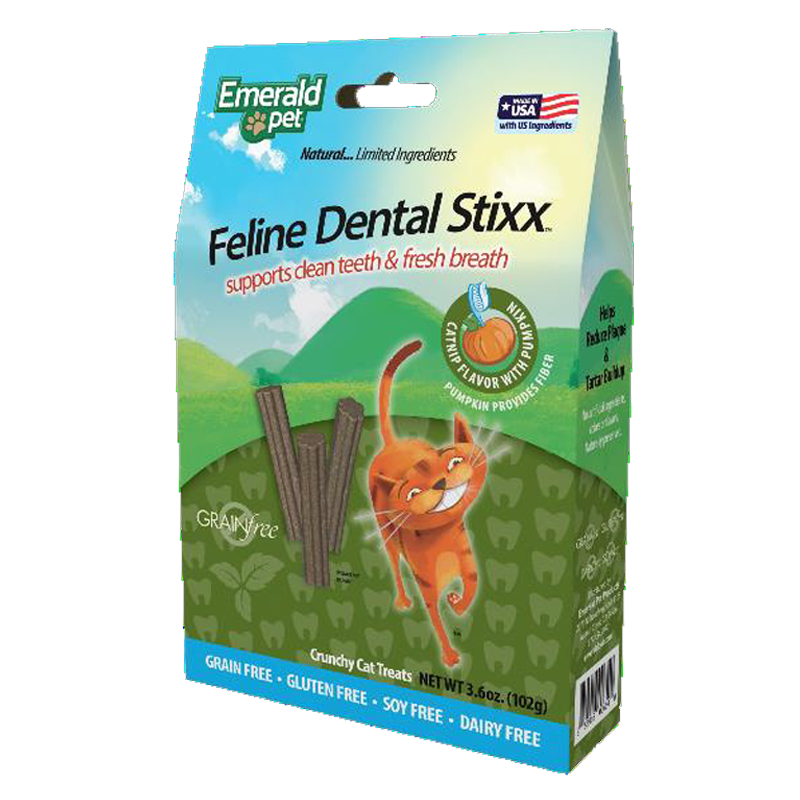 Emerald Pet Cat Dental Stixx - Catnip