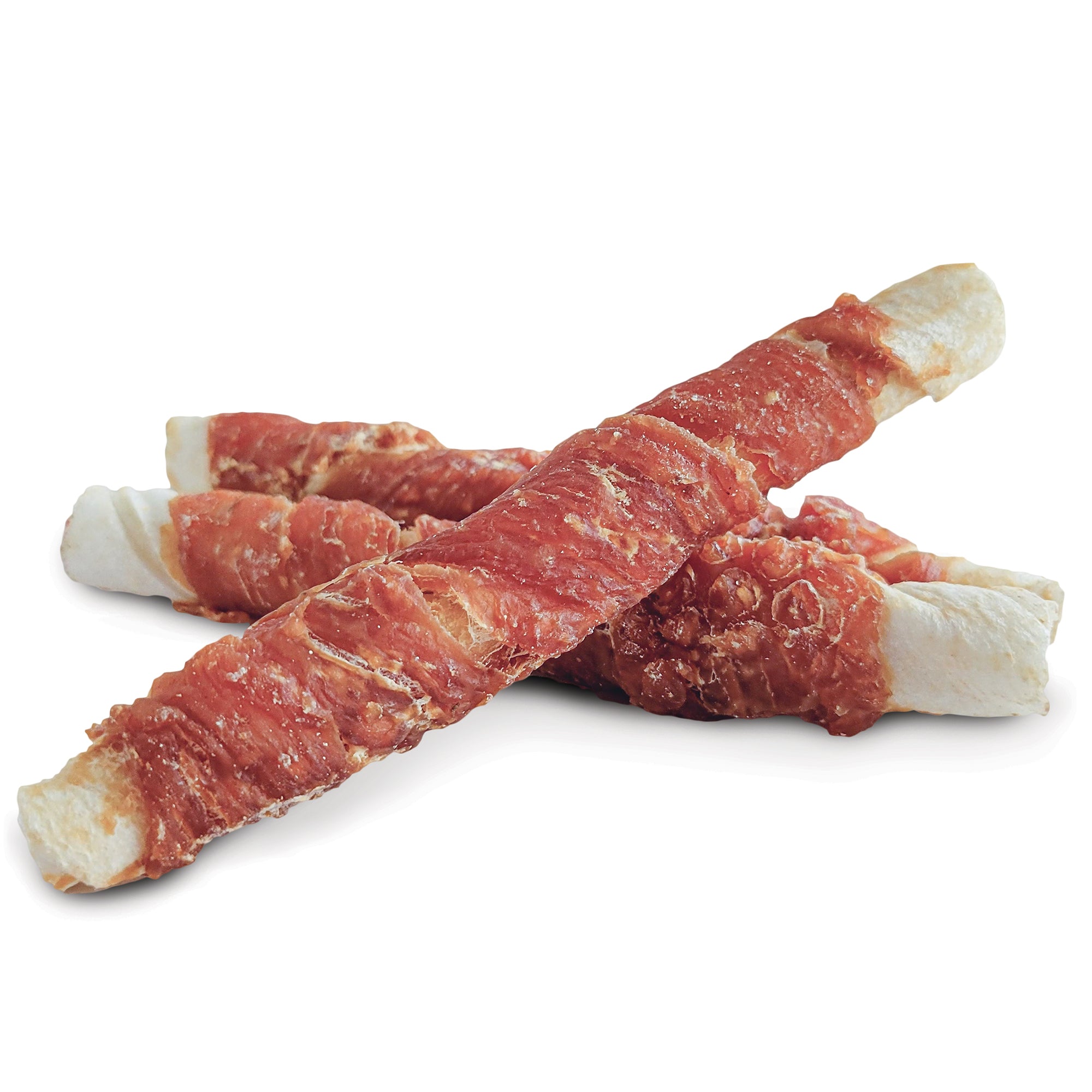 Dogit SnackBar Rawhide -  Chicken-Wrapped Twists - 4 pcs (12.7 cm/5 in)