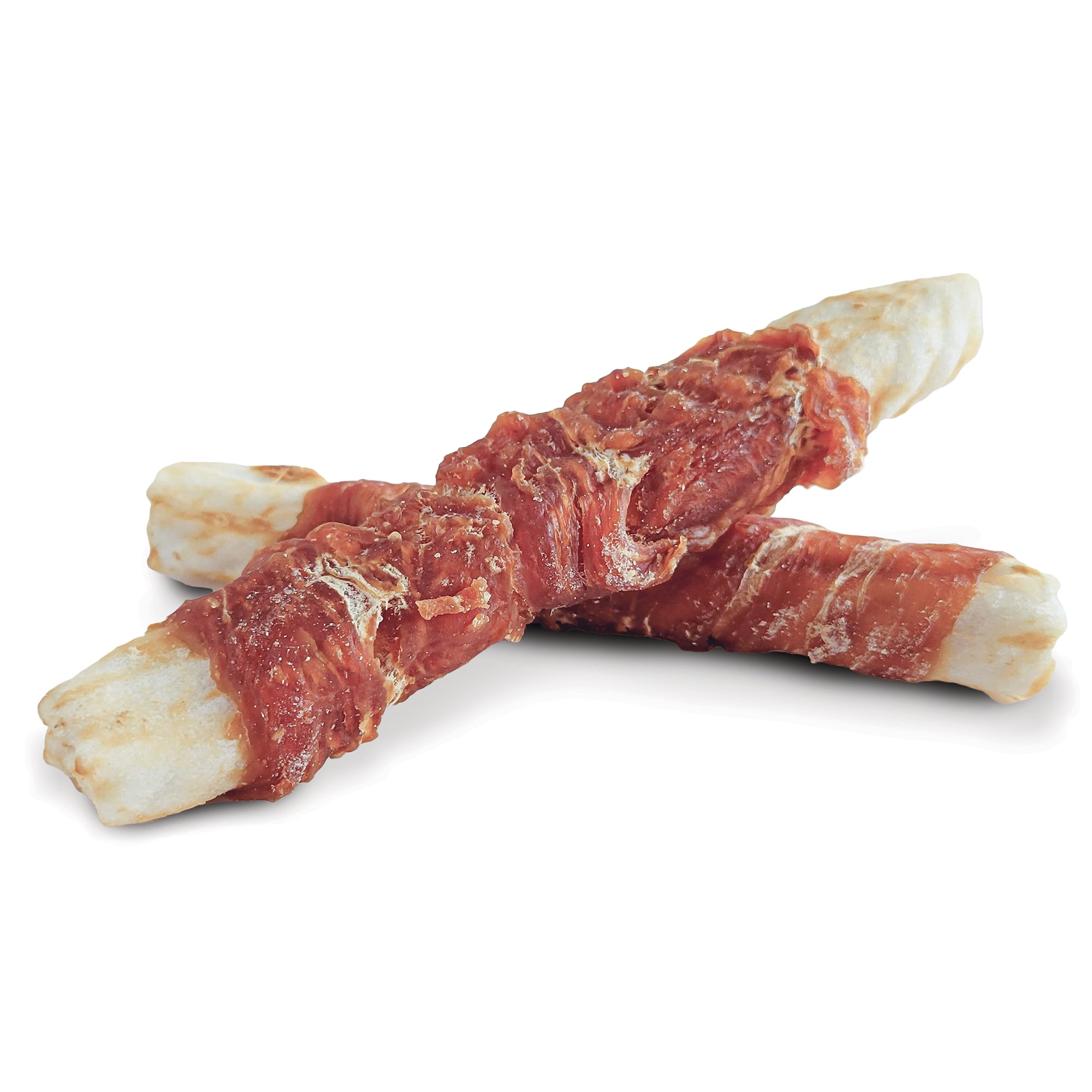 Dogit SnackBar Rawhide - Chicken-Wrapped Rolls - 2 pcs (15.2 cm/6 in)