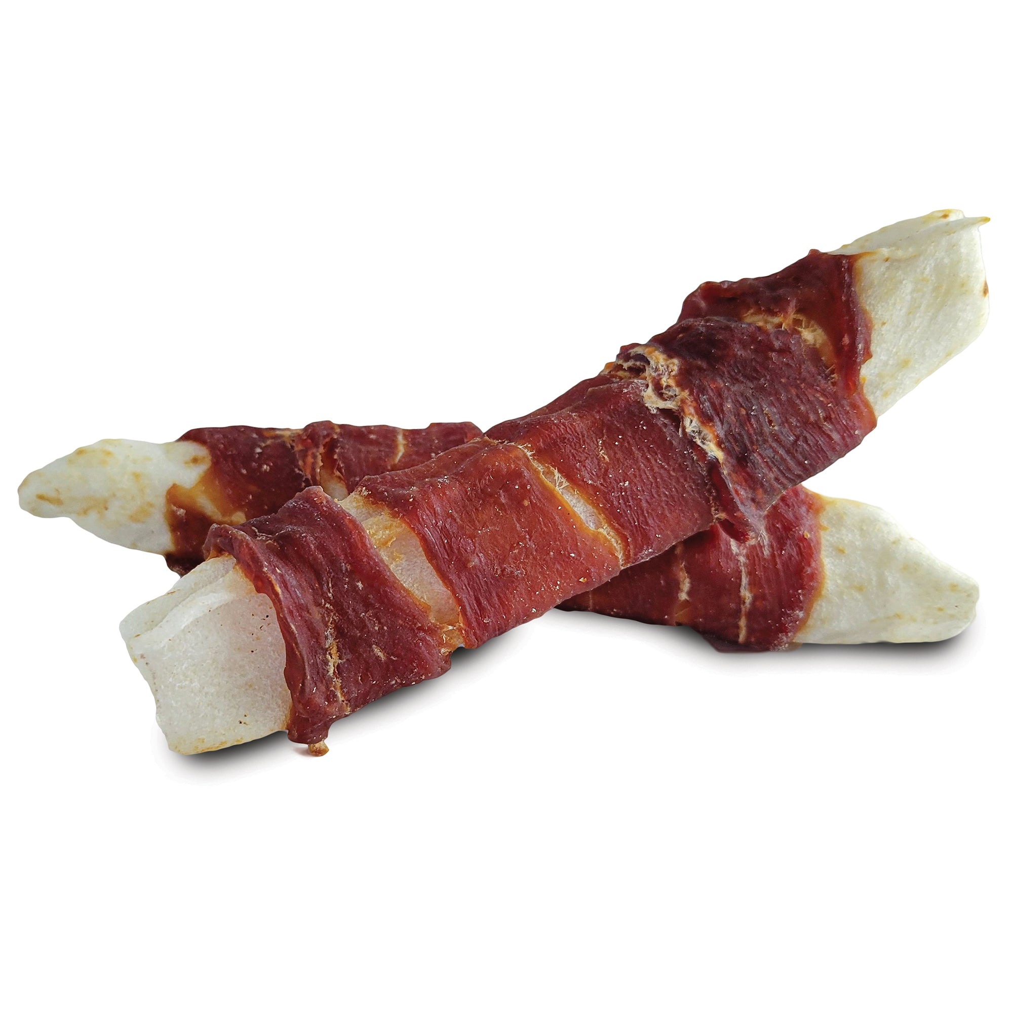 Dogit SnackBar Rawhide - Duck-Wrapped Rolls - 2 pcs (15.2 cm/6 in)
