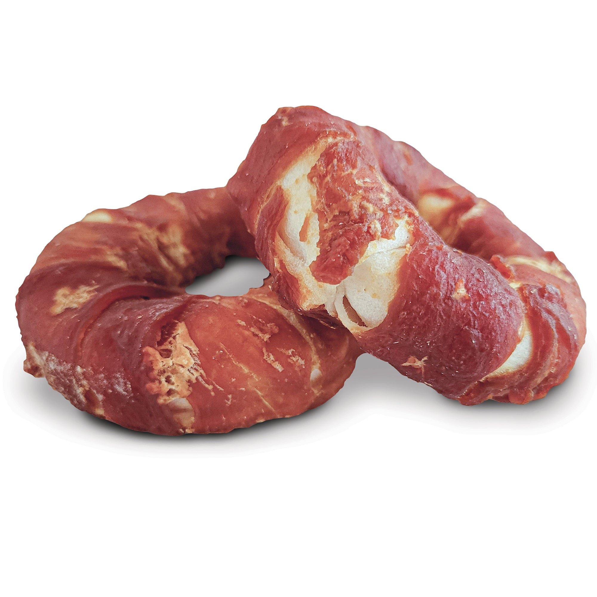 Dogit SnackBarRawhide - Chicken-Wrapped Donuts - 2 pcs (7.6 - 8.8 cm/3 - 3.5 in dia.) (Copy)