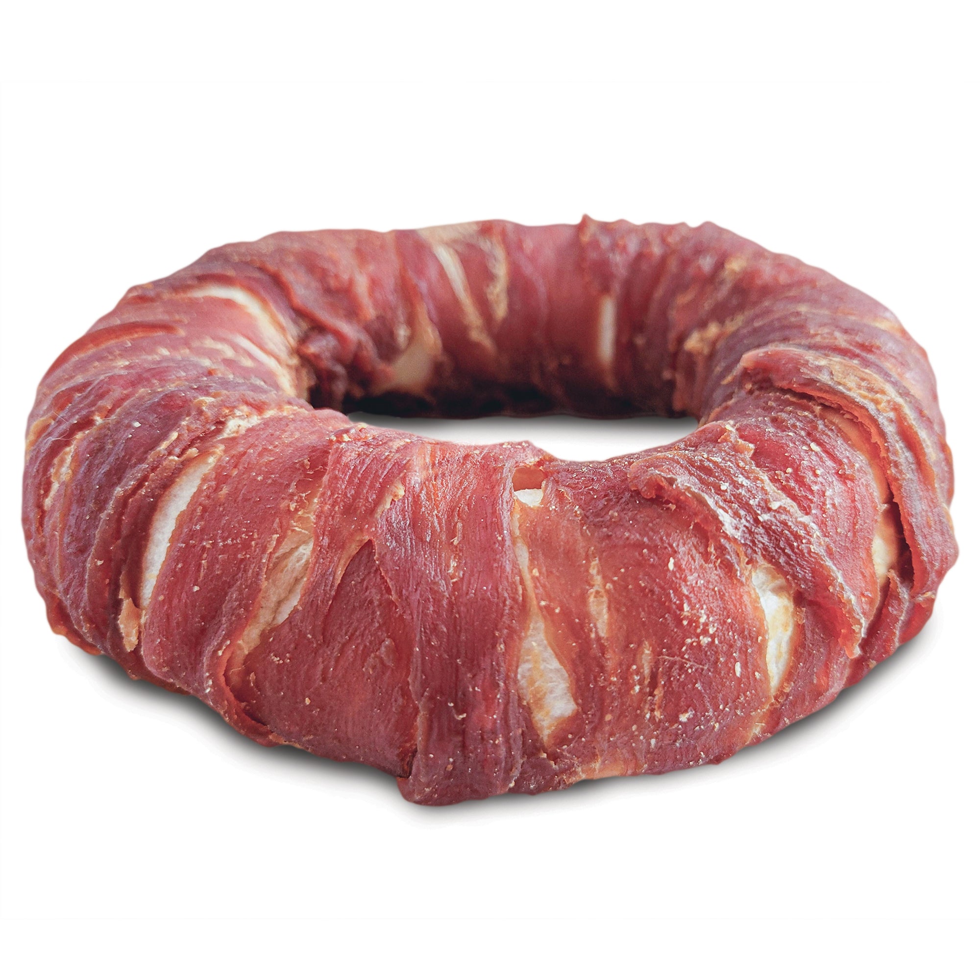 Dogit SnackBarRawhide - Duck-Wrapped Donuts - 1 pc (13.9 - 15.2 cm/5.5 - 6 in dia.)