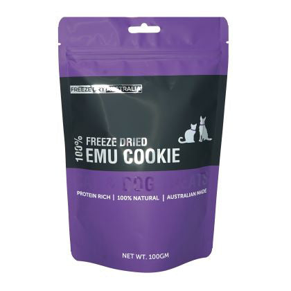 Freeze-Dry Australia's Emu Cookie For Dog & Cat - 100g