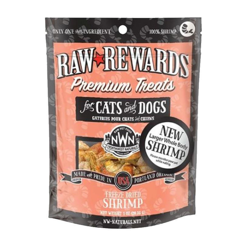 Northwest Naturals Treats For Dog & Cat - Shrimp - 1oz