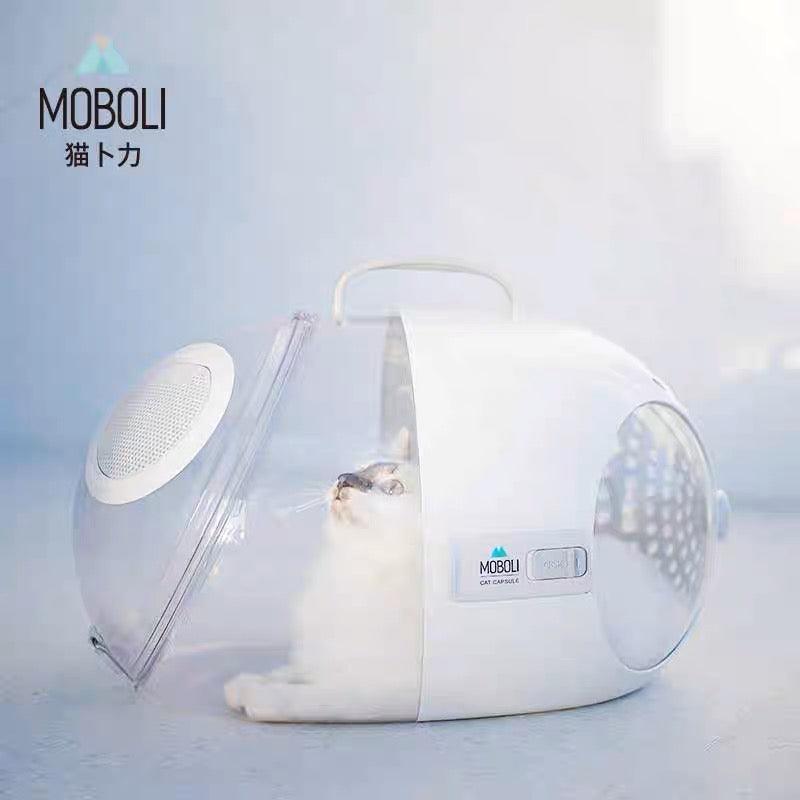 MOBULI猫卜力 经典胶囊猫包 透气宠物外出便携包 多色可选 送随机颜色配套毯子 - Maokidspet