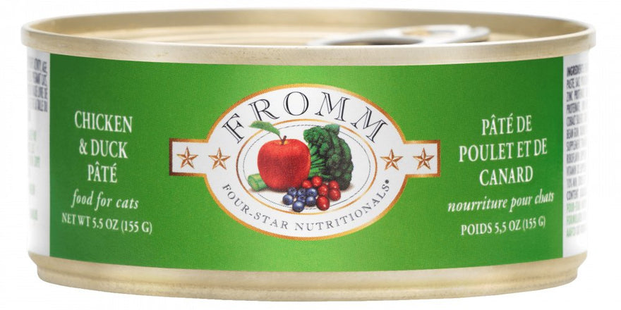 Fromm Four Star Wet Cat Food - Chicken & Duck Pâté 5.5oz