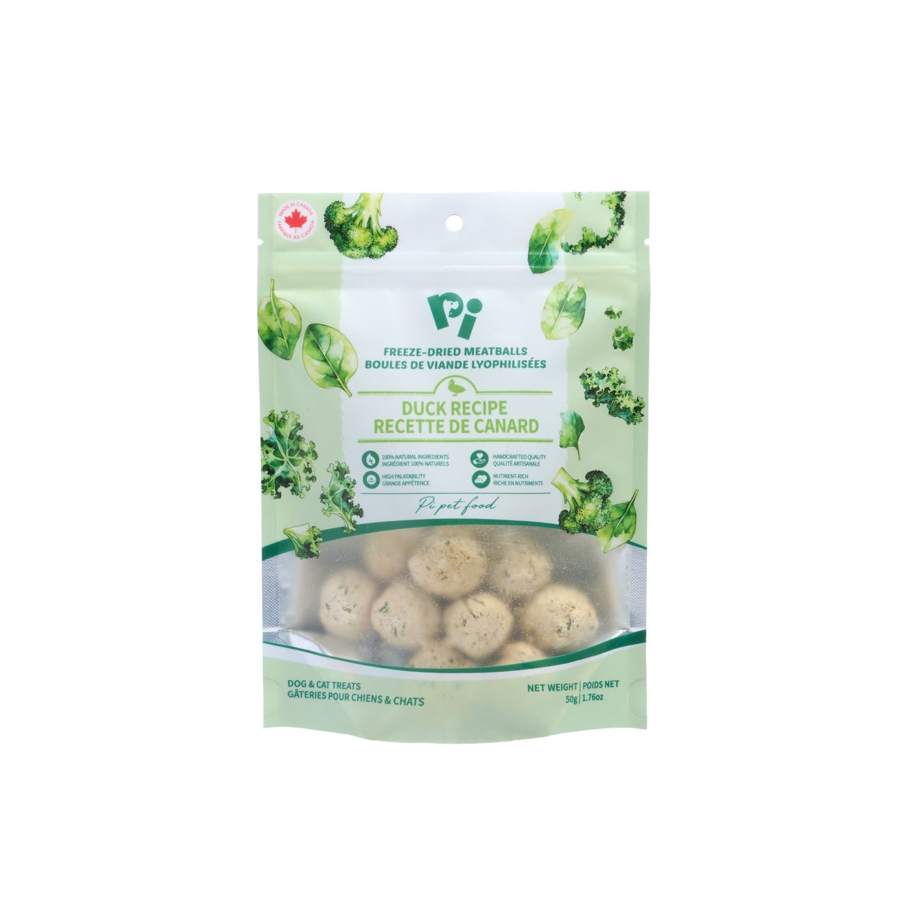 PI Freeze-Dried Meatballs - Duck Recipe