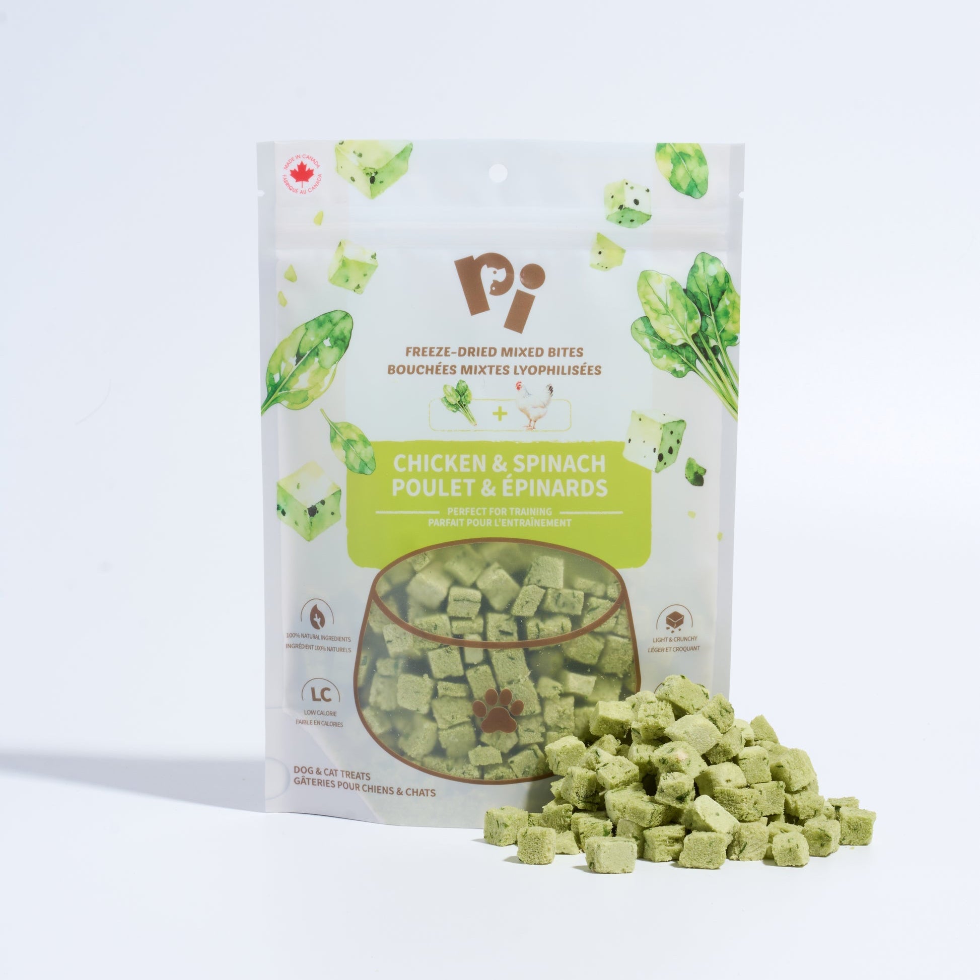 PI Freeze-Dried Mixed Bites - Chicken & Spinach