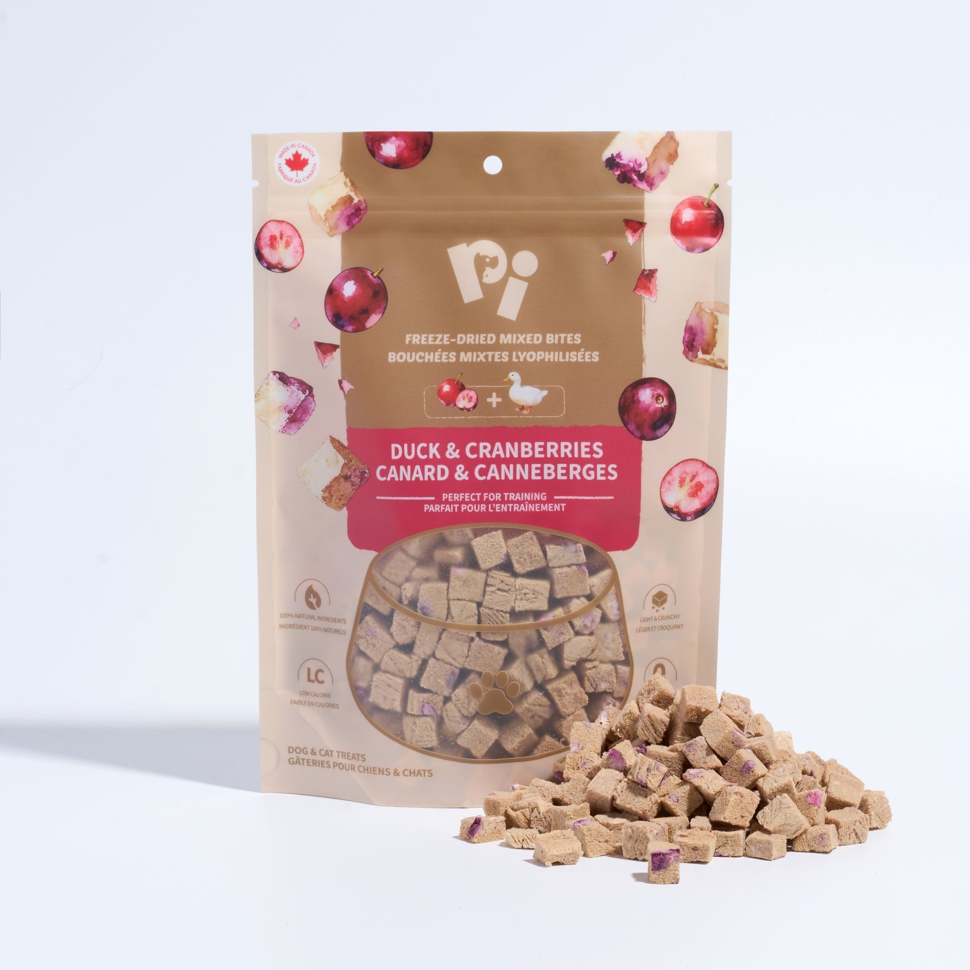 PI Freeze-Dried Mixed Bites - Duck & Cranberries