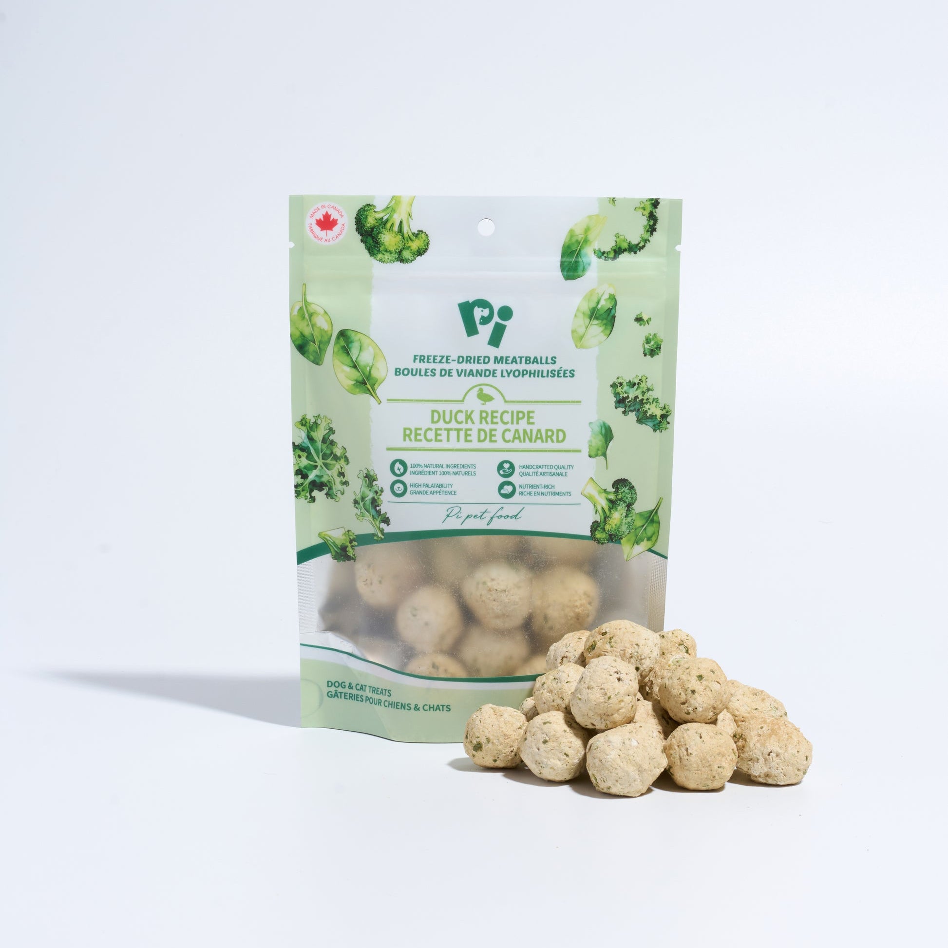 PI Freeze-Dried Meatballs - Duck Recipe