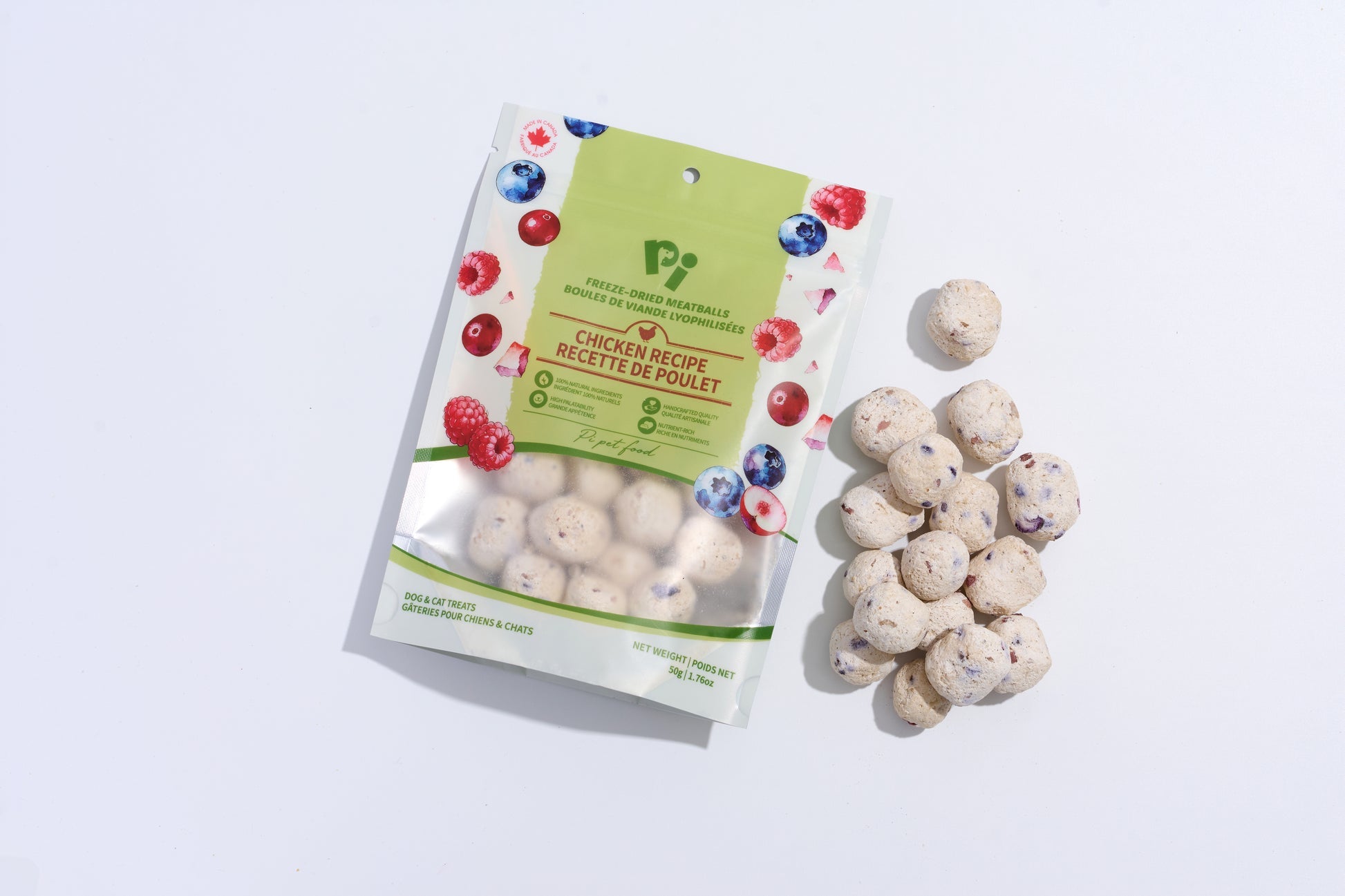 PI Freeze-Dried Meatballs - Chicken Recipe