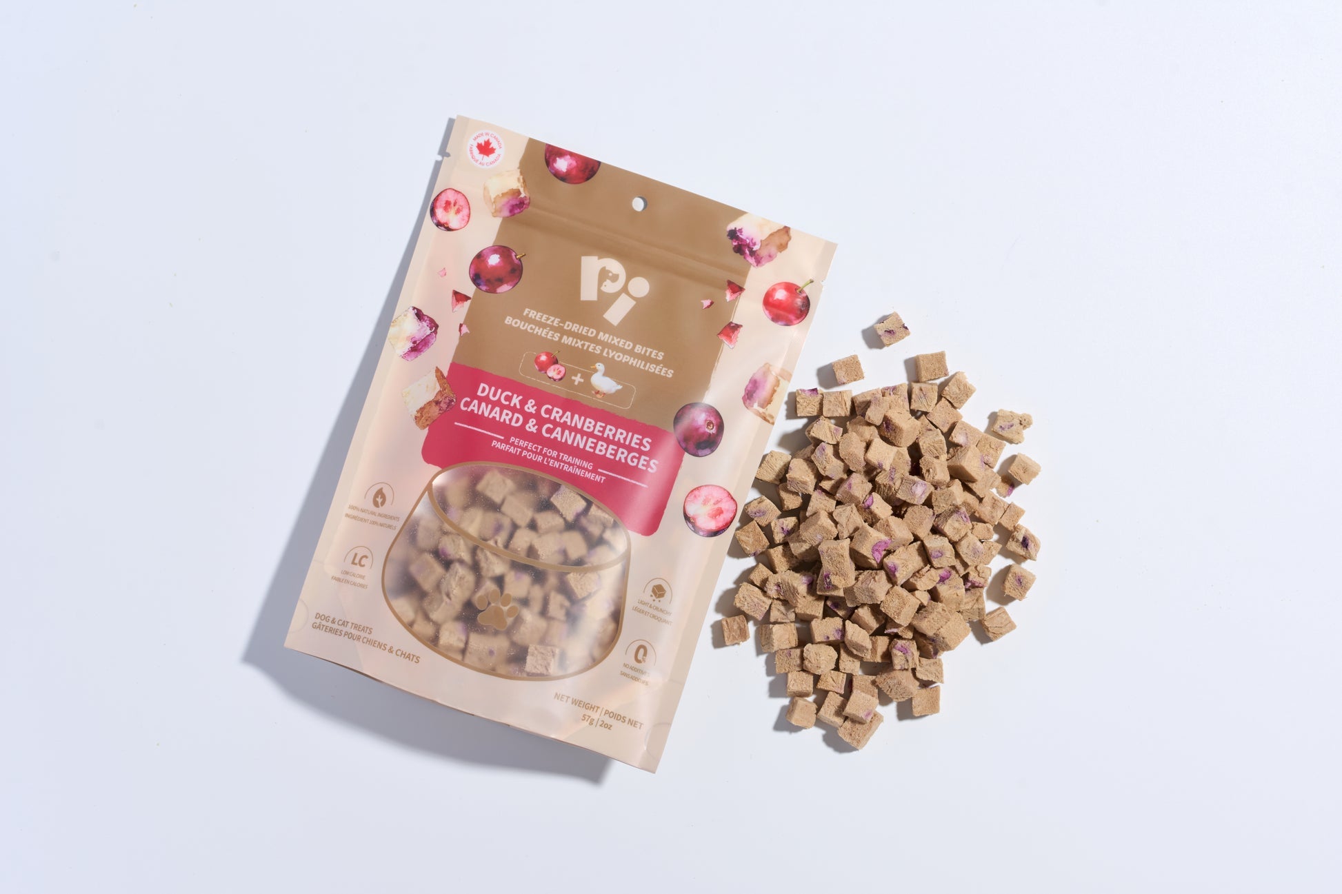 PI Freeze-Dried Mixed Bites - Duck & Cranberries