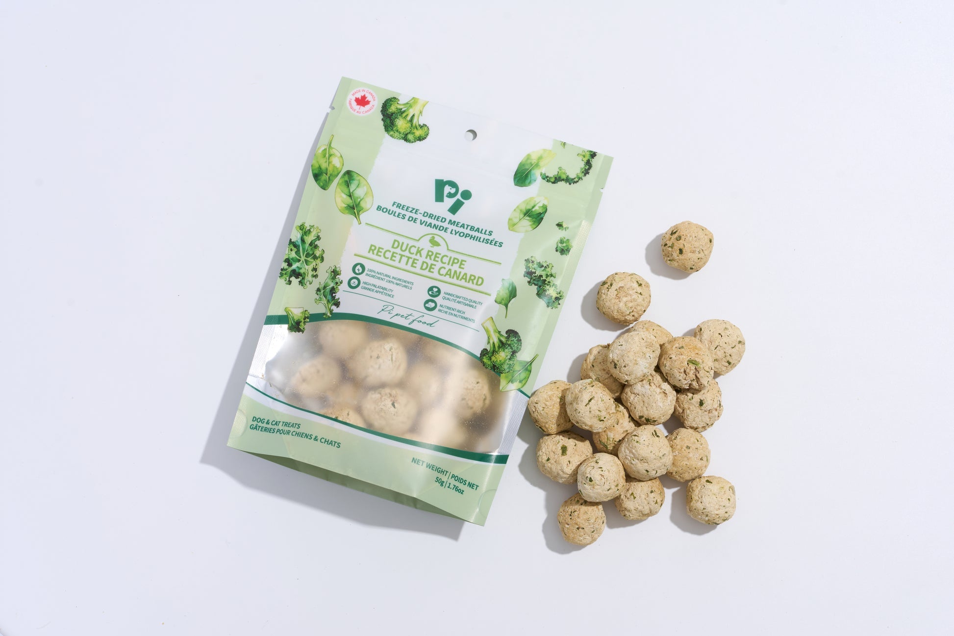 PI Freeze-Dried Meatballs - Duck Recipe