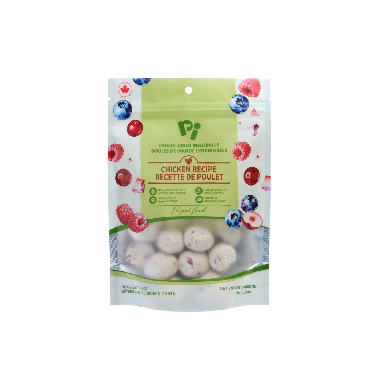 PI Freeze-Dried Meatballs - Chicken Recipe