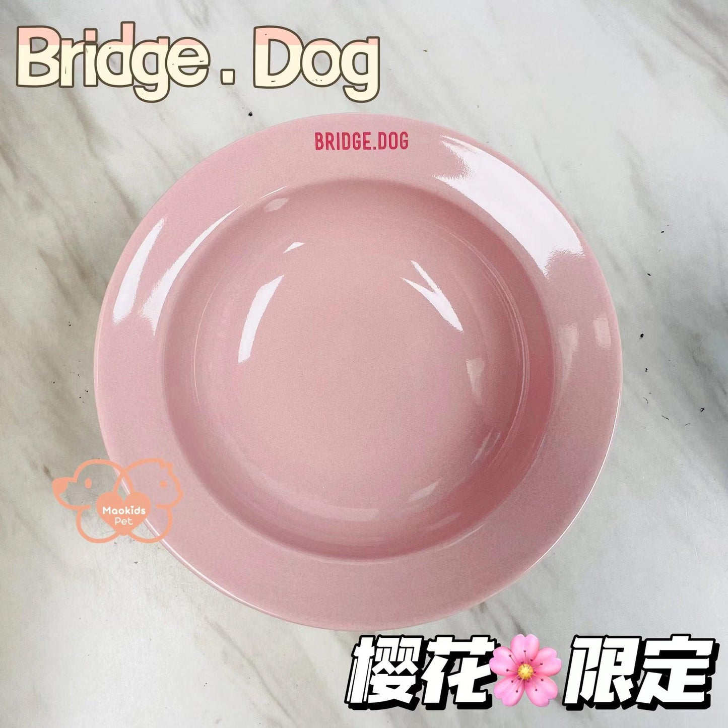 韩国Bridge Dog 陶瓷食碗 猫狗餐马卡龙色碗 - Maokidspet