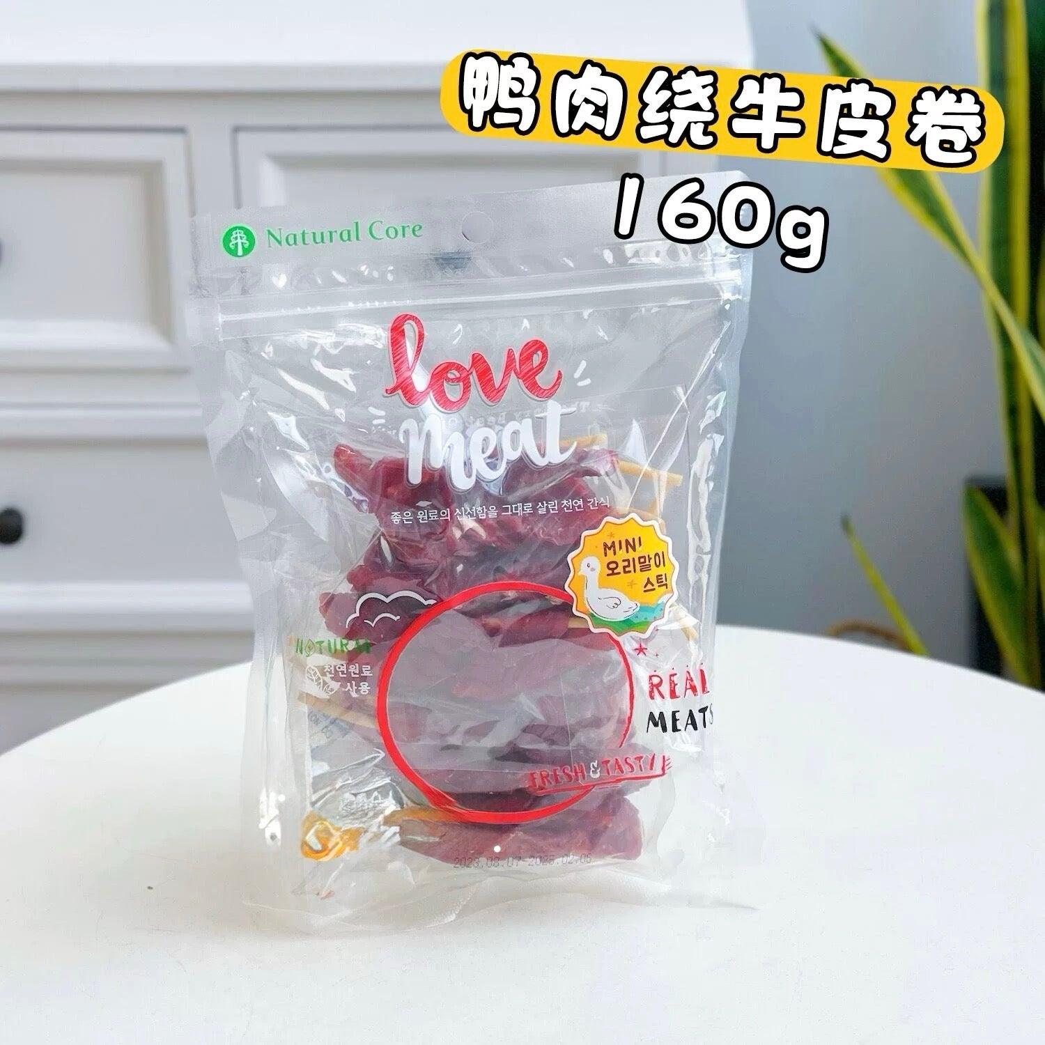 Natural Core 优质肉干绕牛皮零食磨牙棒 磨牙&吃肉两不误！鸡肉/鸭肉两款可选 一袋160g - Maokidspet