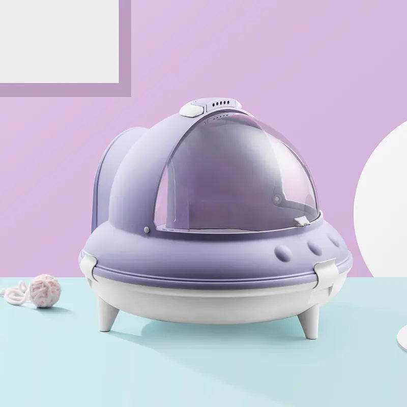 EZ Pet Spaceship Cat Litter Box