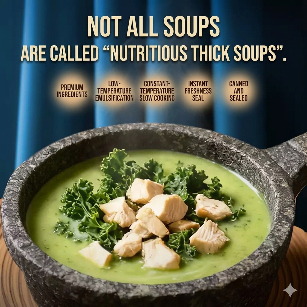 Popcare Squab Broth with Kale & Reishi Mushroom Cat Creamy Soup