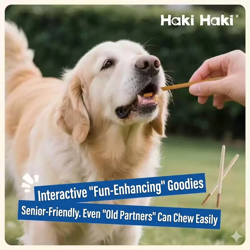 Haki Haki "Pet Pocky" Crunchy High-Meat & Fruit Dog Treats