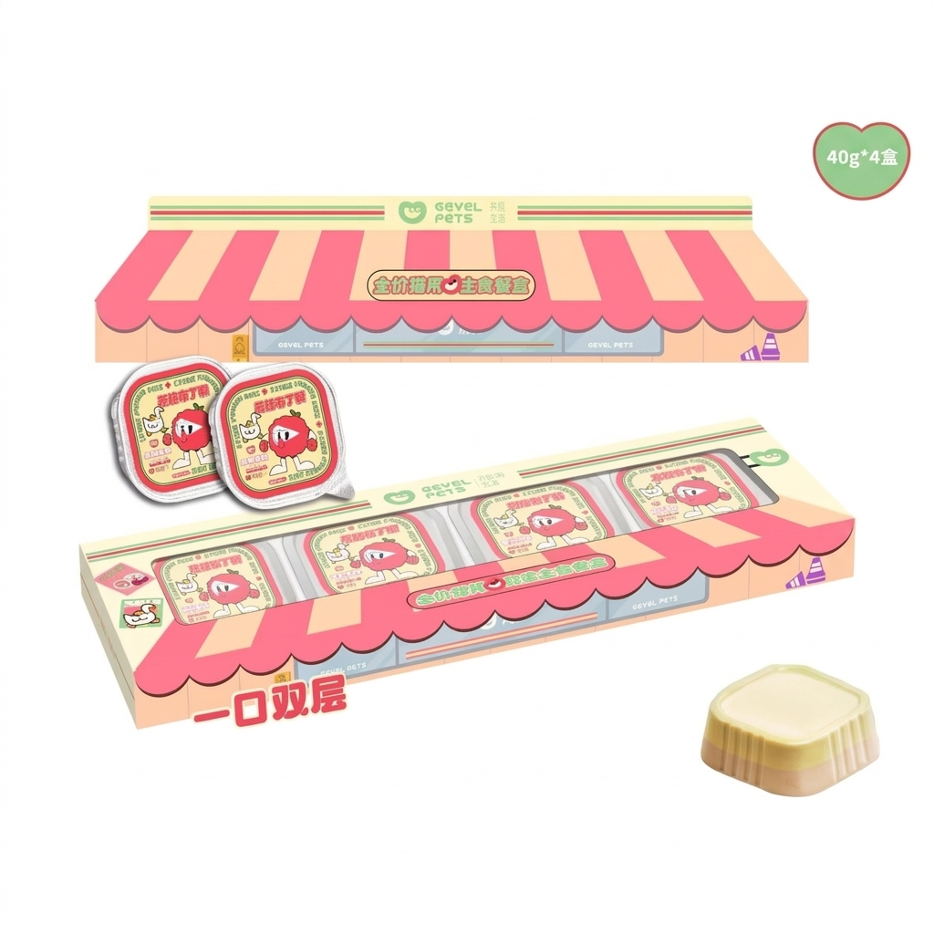 Gevel Pet Lychee & Duck Dual-Layer Wet Cat Food