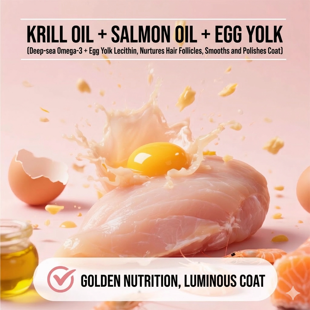 Gevel Pets Krill & Salmon Oil Skin & Coat Freeze-Dried Treats - 40g