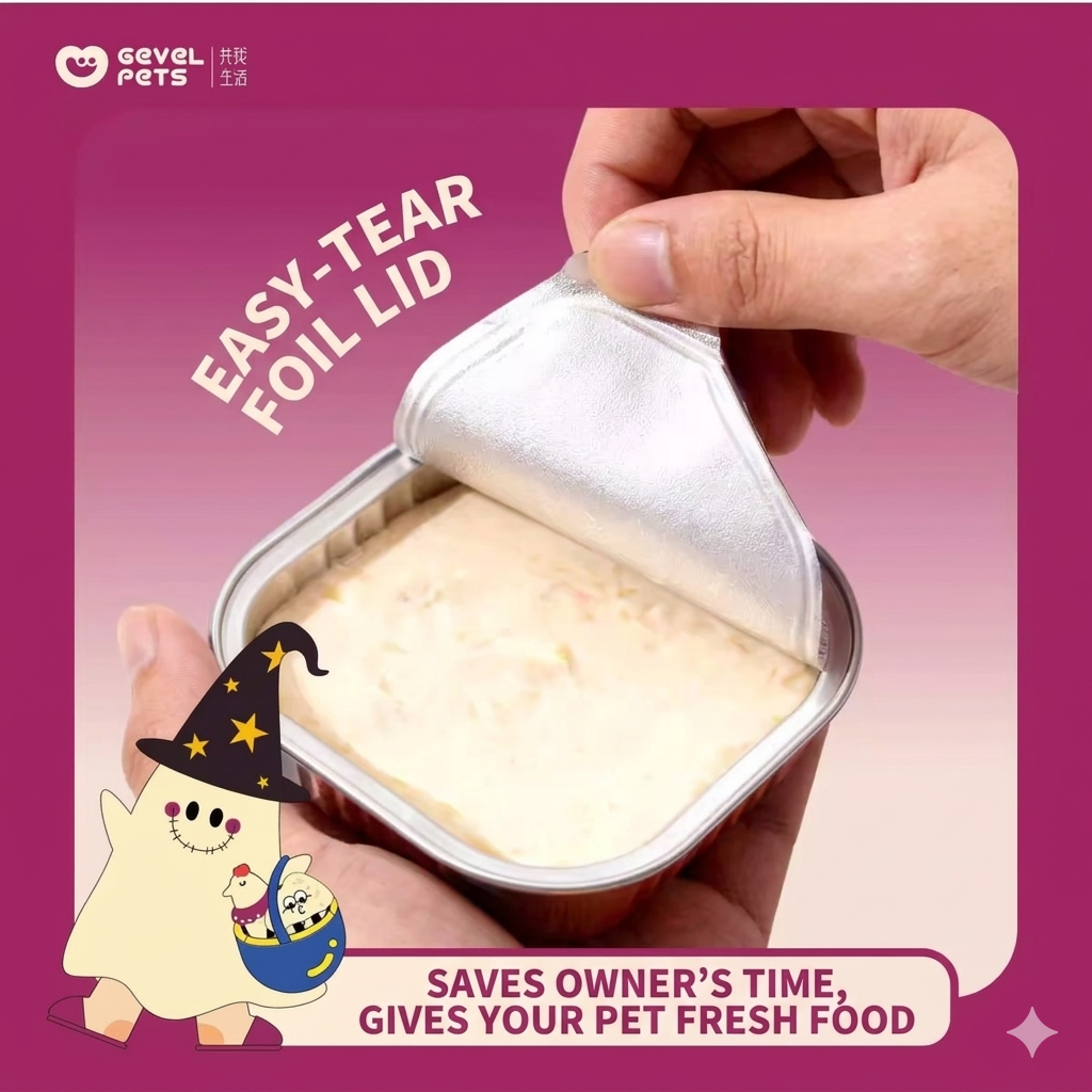 Gevel Pet Milk & Cuttlefish Dual-Layer Wet Cat Food - Limited Edition