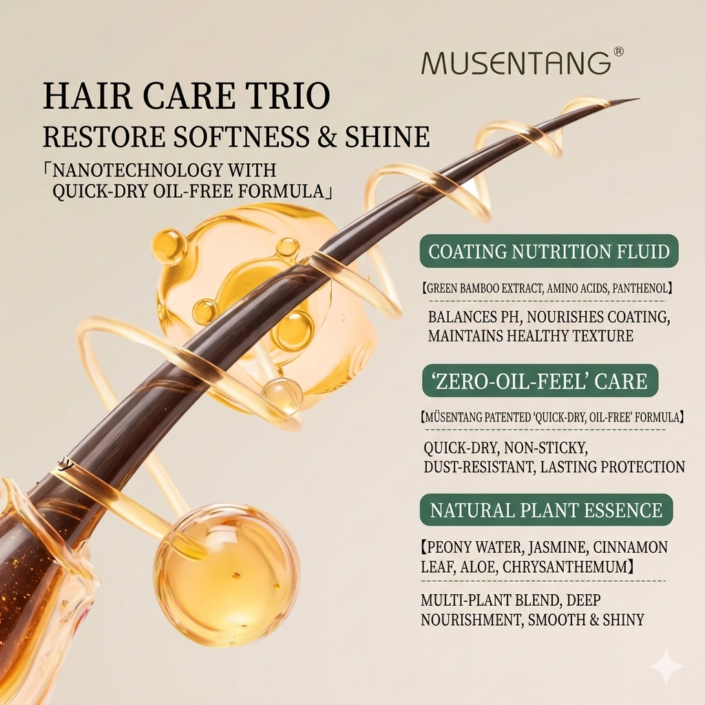 MUSENTANG Magic Spray | 5-in-1 Pet Multi-Effect Skin & Hair Smoothing Treatment