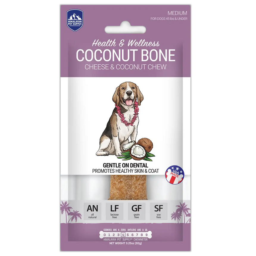 Himalayan Dog Chew Coconut Medium Bone Dog Treat