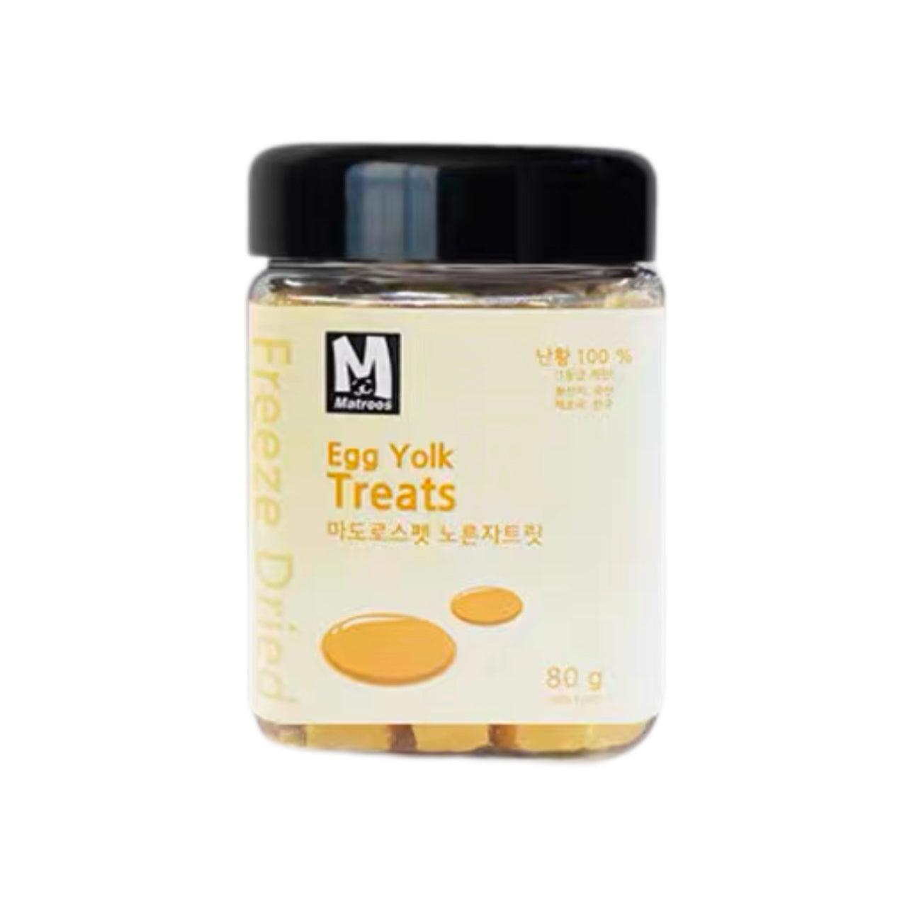 Matroos Freeze Dried Egg Yolk Treats For Cat & Dog - 80g