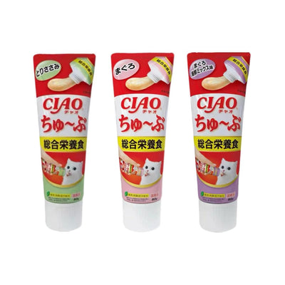 日本Ciao 综合营养补充肉泥膏 猫用营养膏 三款可选 一罐80g - Maokidspet