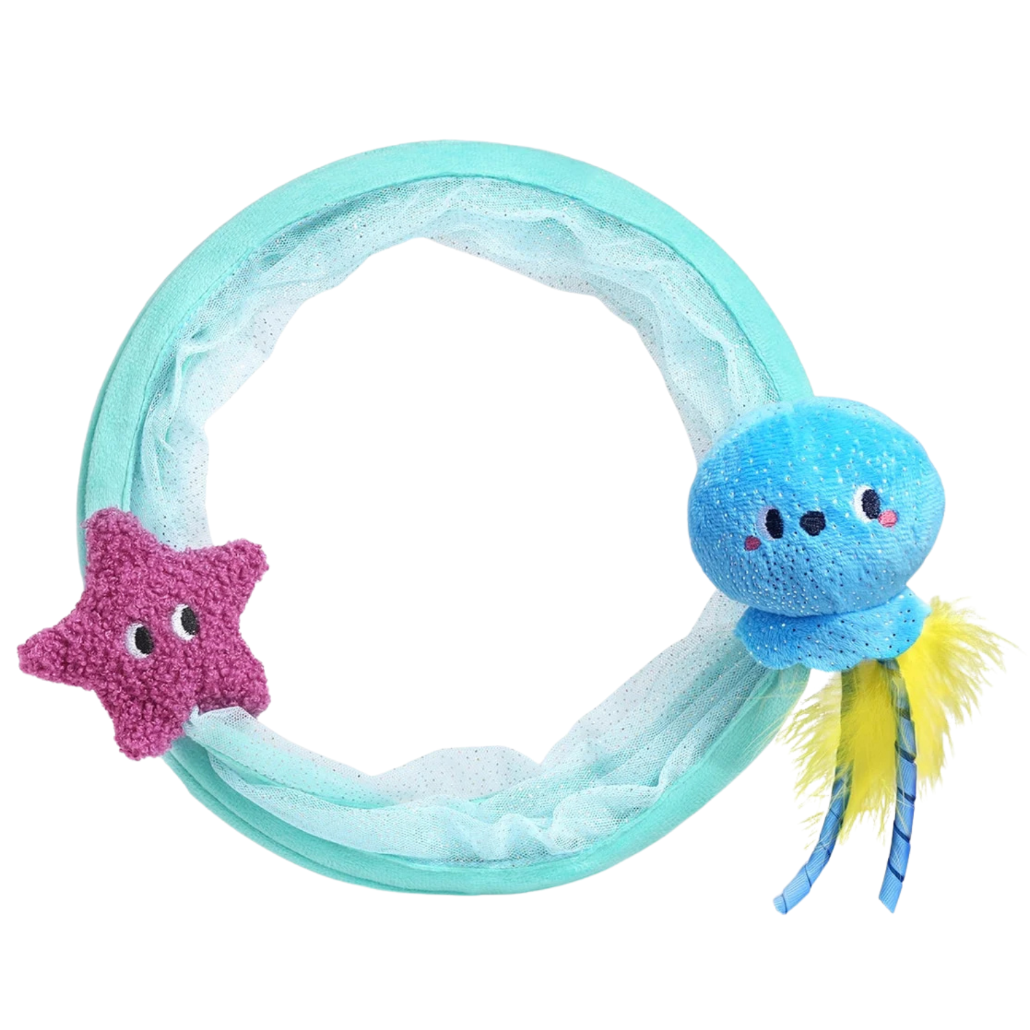 Hugsmart Meow Buddies Cat Tunnel - Ocean