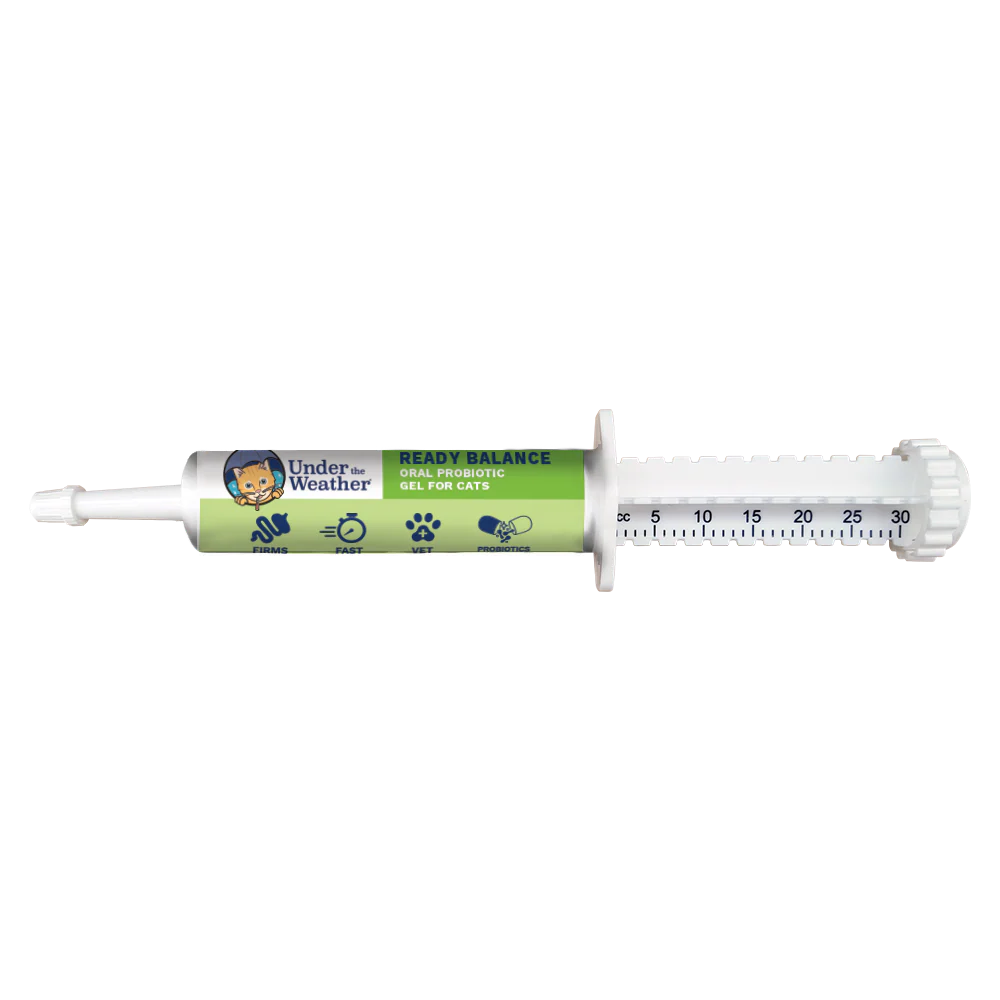 UnderTheWeather 猫咪专用调理肠胃益生菌软膏 高适口性快速吸收 带刻度一管1.05oz