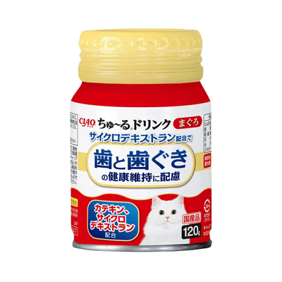 日本Ciao 牙齿口腔健康猫咪综合营养肉泥浓汤 高营养 一罐120g - Maokidspet