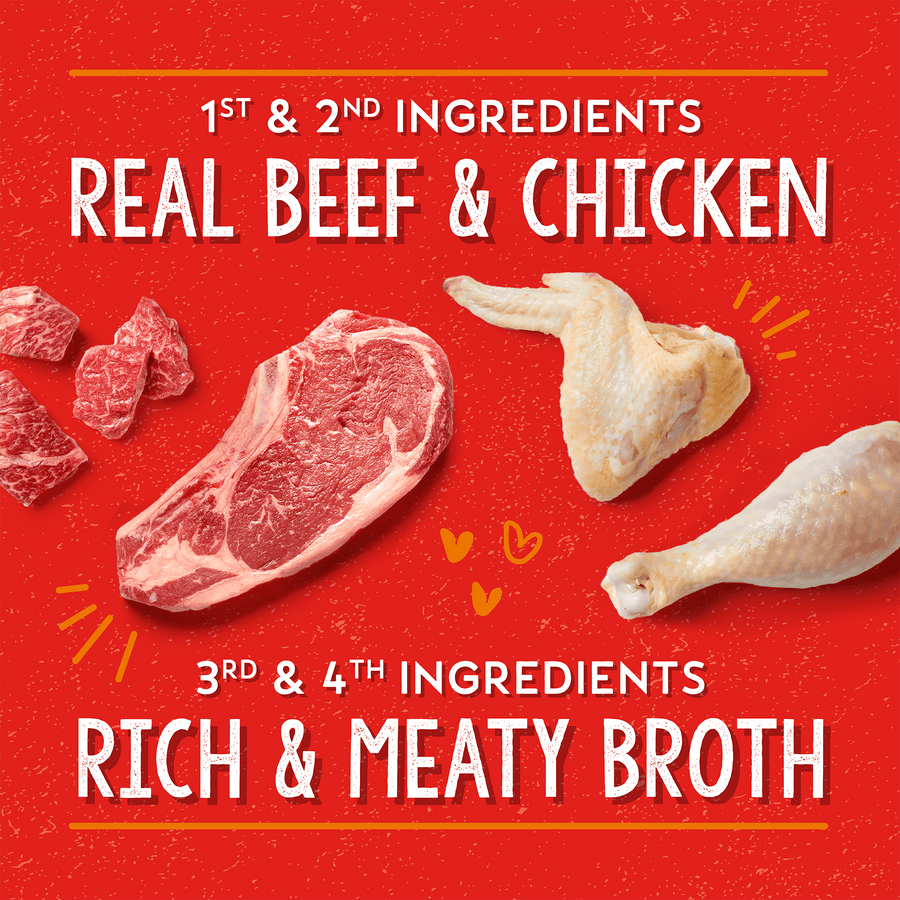 Stella & Chewy's Lil' Bites Savory Stews Beef & Chicken Dinner in Broth