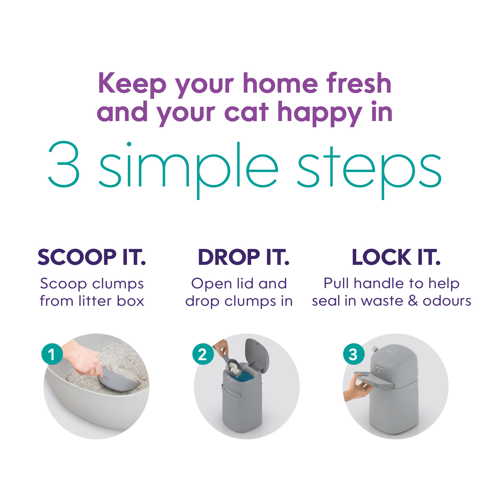 Litter Genie Easy Roll Pail