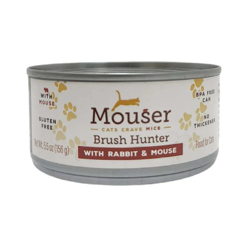 Mouser 本能猎食系列 兔肉&鼠肉肉泥罐头 猫咪专用 一套5.5oz*4罐 - Maokidspet