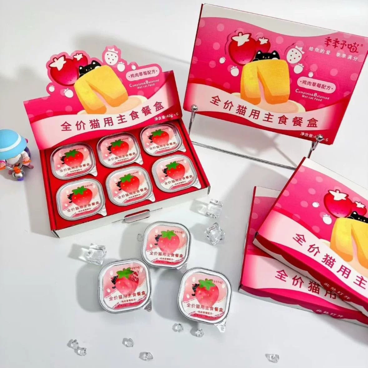 JiJiYuMiao Chicken & Strawberry Lava Core Cat Wet Food