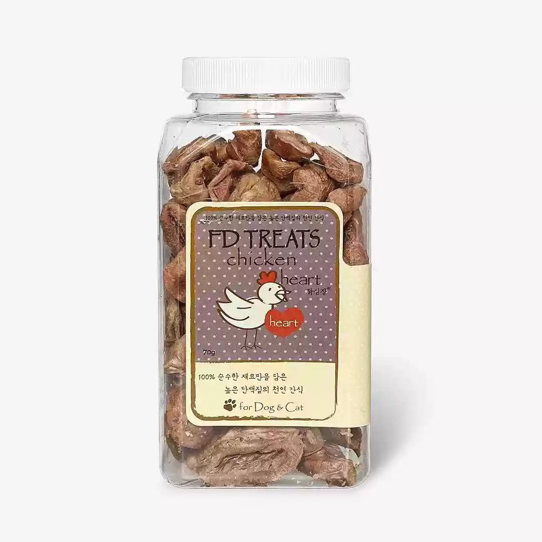 FD TREATS Freeze-dried Pet Treats - Chicken Heart