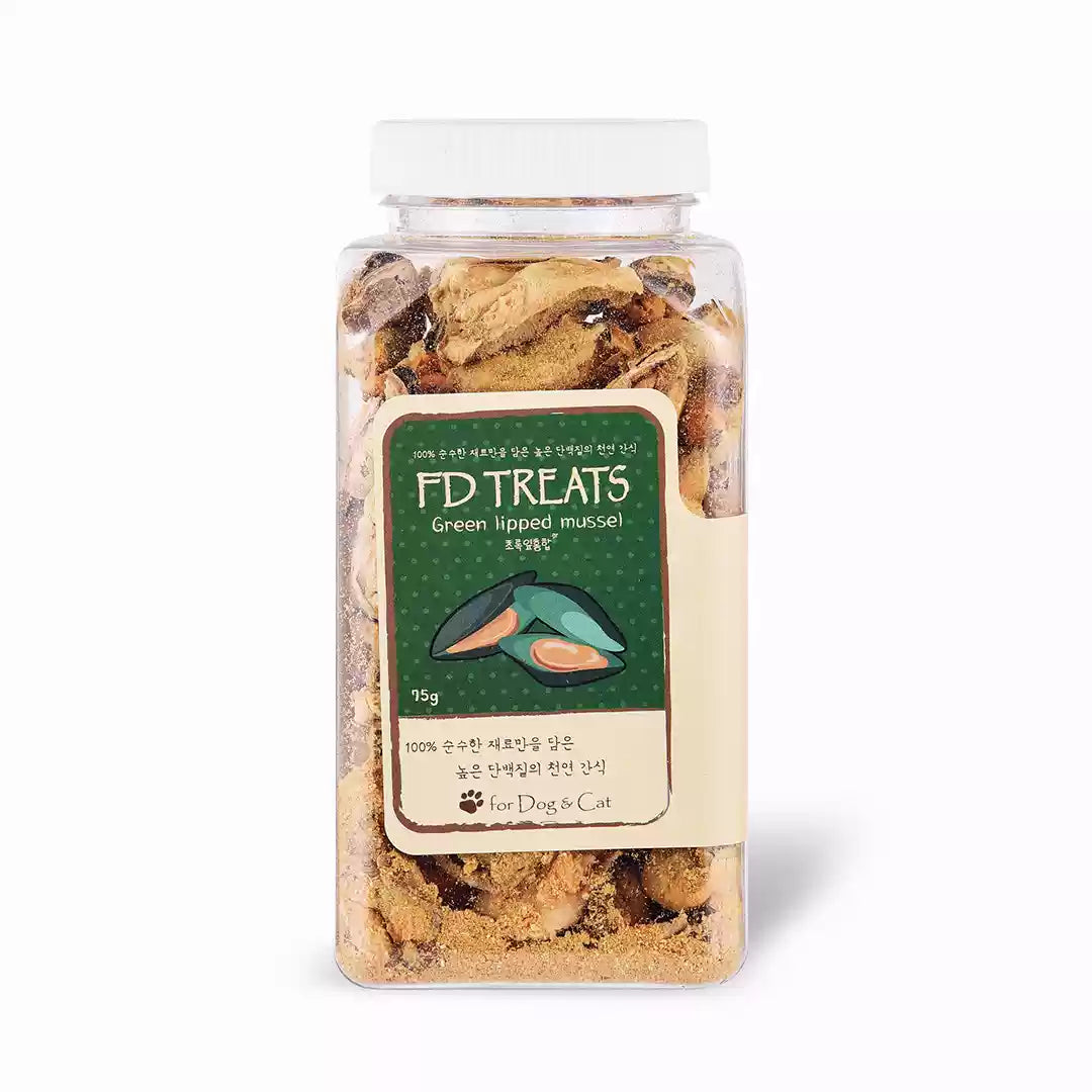 FD TREATS Freeze-dried Pet Treats - Green Lip Mussel